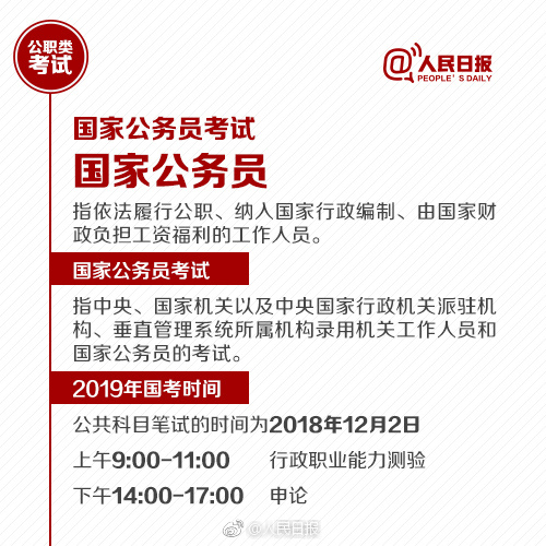 國(guó)考報(bào)名今天截止！還有這些公職類考試了解下