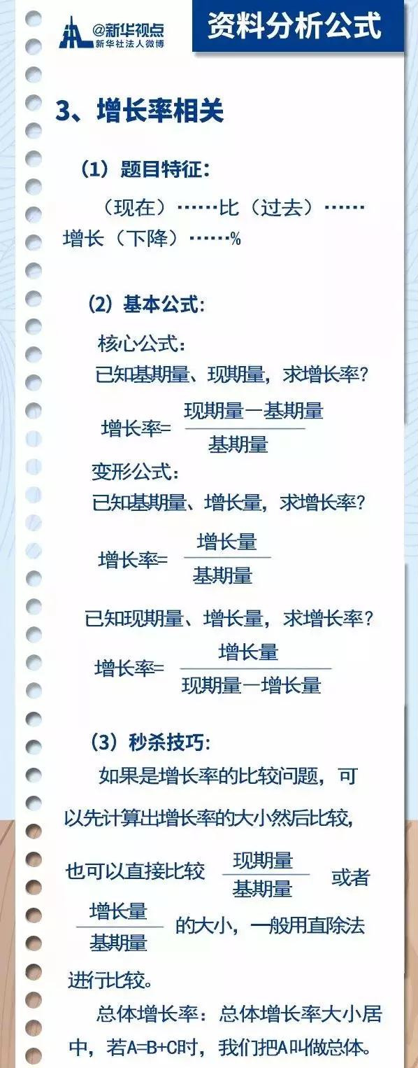 2020國(guó)考行測(cè)常用公式匯總，背完答題省時(shí)省力